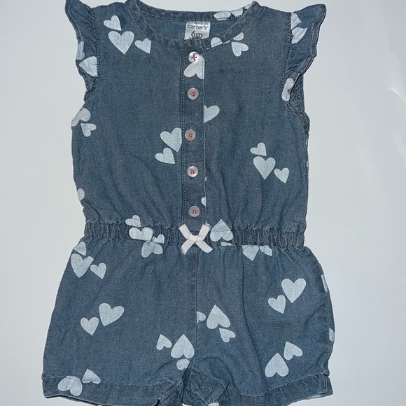 🛍 PRETTY LITTLE GIRLS ROMPER SIZE 3 MONTHS 🛍 - Picture 1 of 6